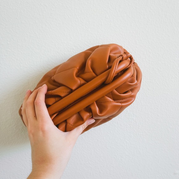 Quilted Clutch Pouch Bag - Picture 2 of 5